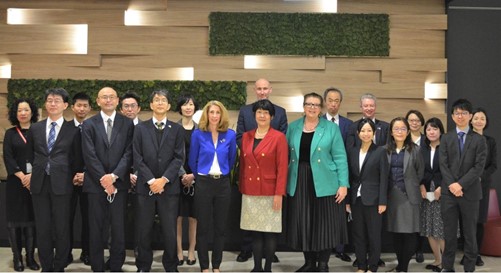 Representatives from the Australian Department of Education, and the Japanese Ministry of Education, Culture, Sports, Science and Technology at the 6th High Level Policy Dialogue in Canberra, Australia.