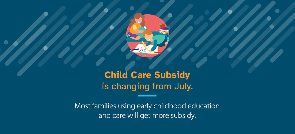 Changes to Child Care Subsidy Newsroom Banner