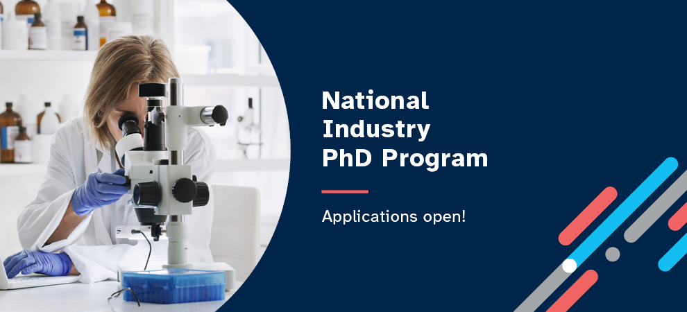 National Industry PHD Program Applications open