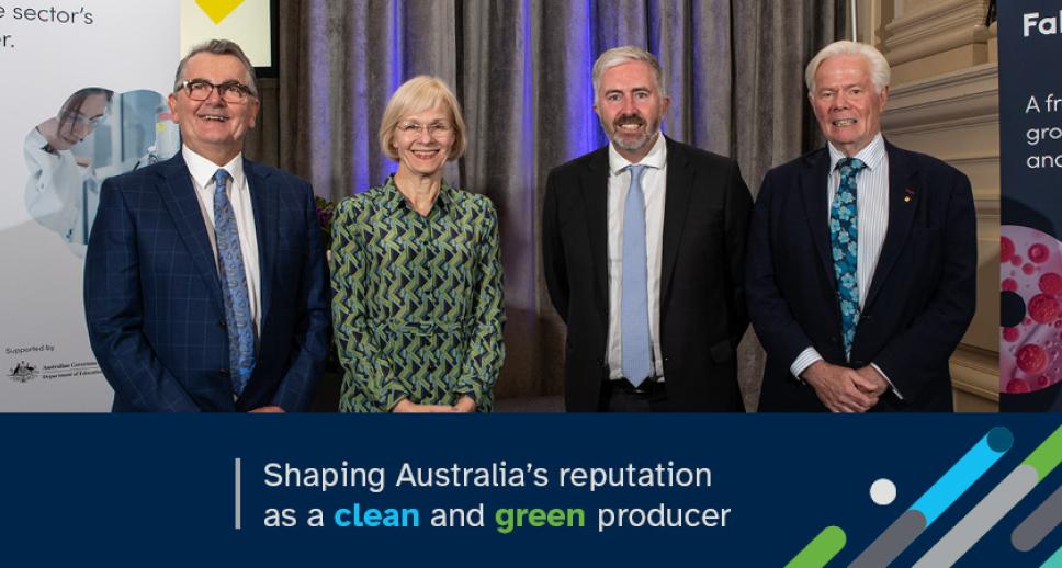 Shaping Australia’s reputation as a clean and green producer Newsroom Tile