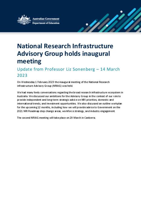 NRI Advisory Group Chair&#039;s Update - Meeting 1.pdf